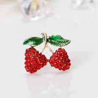 Broche fruit Fraise des bois