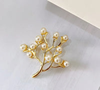 Broche Arbre de Perles