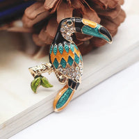 Broche Oiseau Toucan