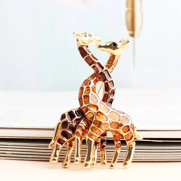 Broche Girafes