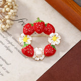 Broche fruit Fraise