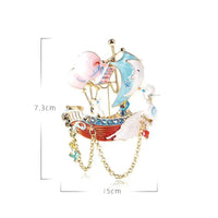 Broche fantaisie Oceans Dreams