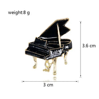 Broche musicale Piano